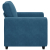 Sofa Fotel Niebieski 60 cm Aksamit
