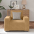 Sofa Fotel Brązowy 60 cm Aksamit