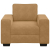 Sofa Fotel Brązowy 60 cm Aksamit