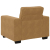Sofa Fotel Brązowy 60 cm Aksamit