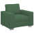 Sofa Fotel Jungle Green 60 cm Tkanina Corduroy