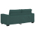 Sofa 2-osobowa, ciemnozielona, 140 cm, tkaniną
