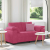 Sofa dwuosobowa, wino czerwone, 120 cm, aksamit