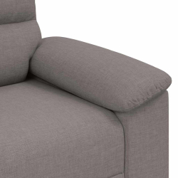Sofa 2-osobowa, kolor taupe, 140 cm, tkaniną