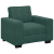 Sofa Fotel Ciemnozielony 60 cm Aksamit