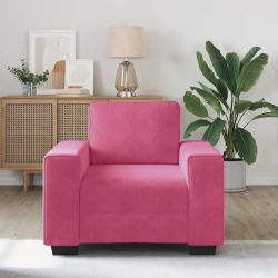 Sofa Fotel Wino Czerwone 60 cm Aksamit