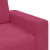 Sofa Fotel Wino Czerwone 60 cm Aksamit