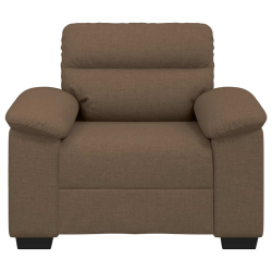 Sofa Fotel Brązowy 60 cm Tkanina