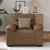 Sofa Fotel Brązowy 60 cm Tkanina