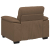 Sofa Fotel Brązowy 60 cm Tkanina