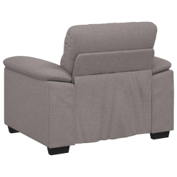 Sofa Fotel Taupe 60 cm Tkanina