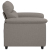 Sofa Fotel Taupe 60 cm Tkanina