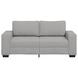 Sofa 2-osobowa, szara chmurowy, 140 cm, tkaniną