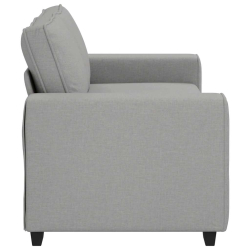 Sofa 2-osobowa, szara chmurowy, 140 cm, tkaniną