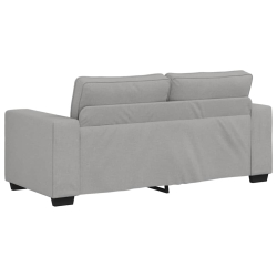 Sofa 2-osobowa, szara chmurowy, 140 cm, tkaniną
