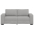 Sofa 2-osobowa, szara chmurowy, 140 cm, tkaniną