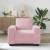 Sofa Fotel Różowy 60 cm Aksamit
