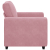Sofa Fotel Różowy 60 cm Aksamit