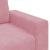 Sofa Fotel Różowy 60 cm Aksamit