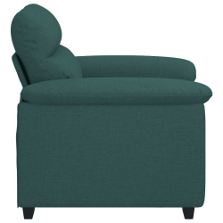 Sofa Fotel Ciemnozielony 60 cm Tkanina