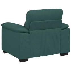 Sofa Fotel Ciemnozielony 60 cm Tkanina