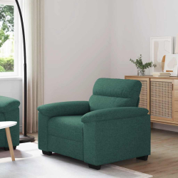 Sofa Fotel Ciemnozielony 60 cm Tkanina
