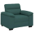 Sofa Fotel Ciemnozielony 60 cm Tkanina