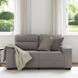 Sofa 2-osobowa Taupe 120 cm Tkanina
