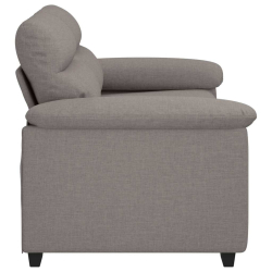 Sofa 2-osobowa Taupe 120 cm Tkanina