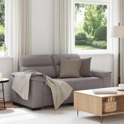 Sofa 2-osobowa Taupe 120 cm Tkanina