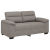 Sofa 2-osobowa Taupe 120 cm Tkanina