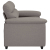 Sofa 2-osobowa Taupe 120 cm Tkanina