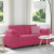 Sofa dwuosobowa, wino czerwone, 140 cm, aksamit