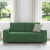 Sofa dwuosobowa, dżunglowa zielona, 140 cm, tkanina sztruksowa