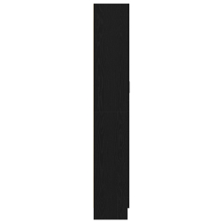 Regały na książki 2 szt. Czarny Dąb 82,5x30,5x185 cm Drewno inżynieryjne
