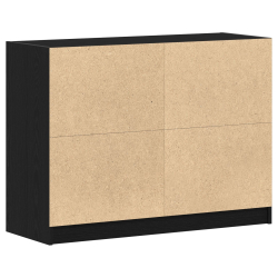 Szafka Biała Dąb 102x37x75,5 cm Drewno Kompozytowe