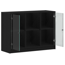 Szafka Biała Dąb 102x37x75,5 cm Drewno Kompozytowe