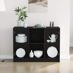 Szafka Biała Dąb 102x37x75,5 cm Drewno Kompozytowe