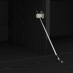 Szafka nocna z oświetleniem LED Czarny dąb 60x35x40 cm Drewno inżynieryjne