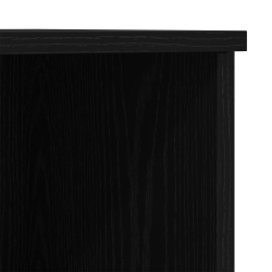 Wysoka szafka Czarny Dąb 132x35,5x103,5 cm Drewno inżynieryjne