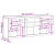 Komoda z lampkami LED Stare drewno 181,5x37x67 cm z drewna inżynieryjnego