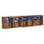 Barek z lampkami LED Stare Drewno 283x37x67 cm Drewno inżynieryjne