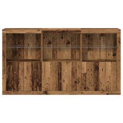 Szafka z oświetleniem LED Stare drewno 181.5x37x100 cm
