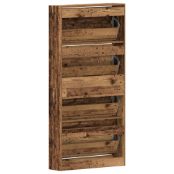 Szafka na buty Stary styl Drewno kompozytowe 80 x 21 x 163.5 cm