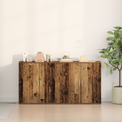 Komody 2 szt. Stare drewno 79x38x80 cm Drewno inżynieryjne