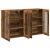 Szafki wiszące 2 szt. Stary drewno 69,5x34x90 cm Materiał drewnopochodny