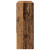 Szafki wiszące 2 szt. Stary drewno 69,5x34x90 cm Materiał drewnopochodny