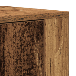 Wysoki schowek Stare Drewno 80x33x150 cm Drewno inżynieryjne