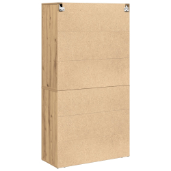 Wysoka szafka Rzemieślnicza Dąb 80x33x150 cm Z materiałów drewnopochodnych