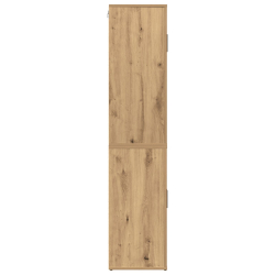 Wysoka szafka Rzemieślnicza Dąb 80x33x150 cm Z materiałów drewnopochodnych
